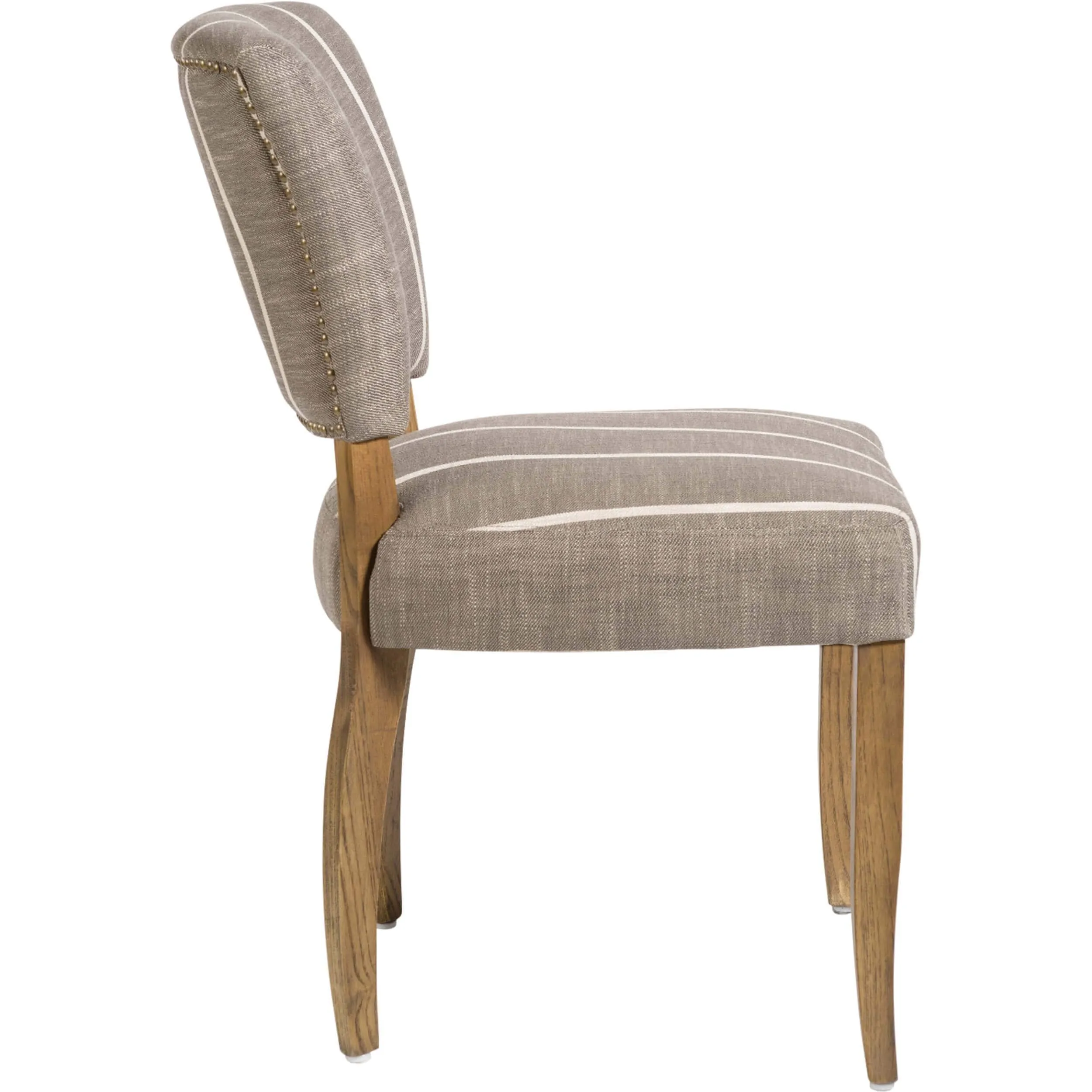 Ashford Dining Chair, Striped Graphite