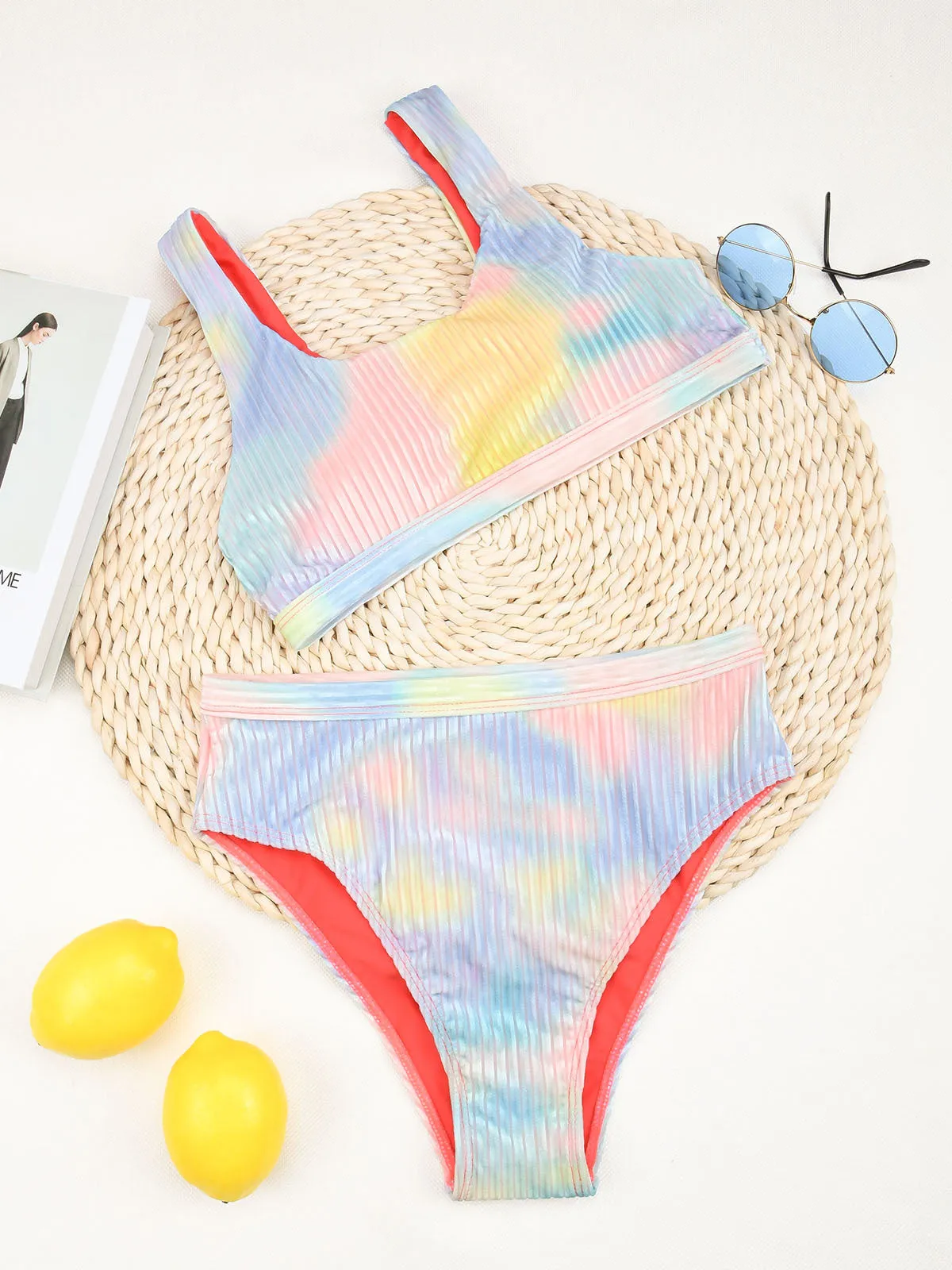 High Waist Swimsuit with sport top