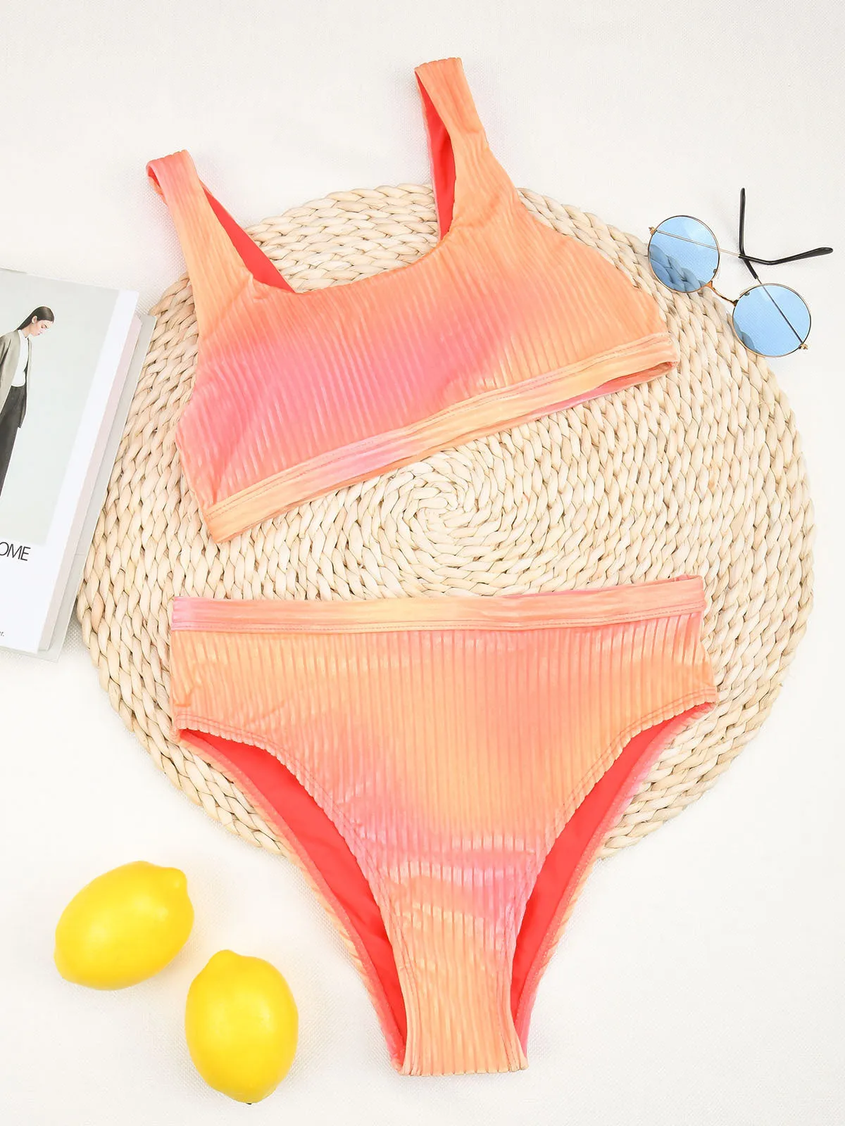 High Waist Swimsuit with sport top